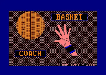 Basket Coach (S) (1988) (Version Basic 1.1) (PD) screen shot title